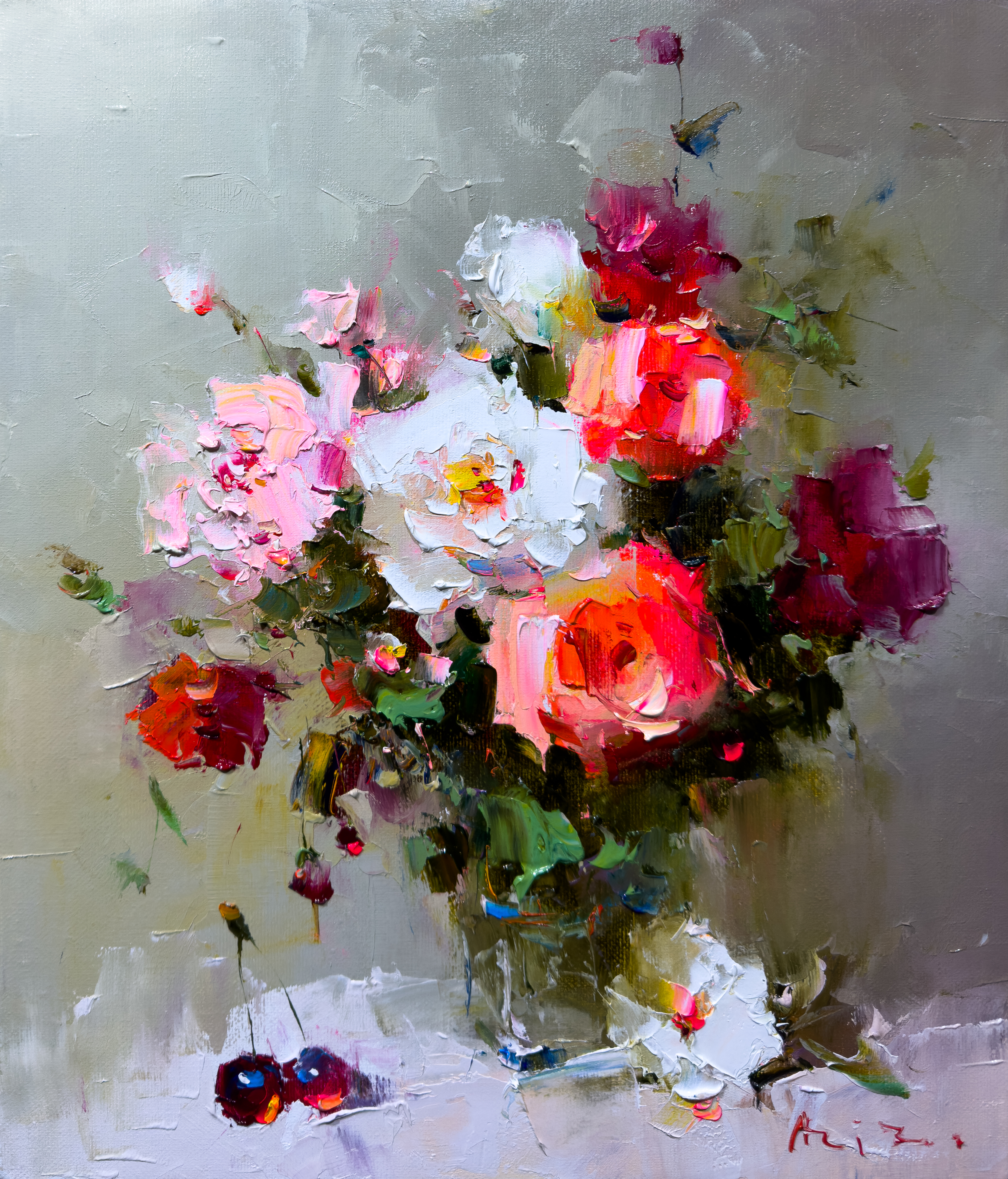 A beautiful bouquet of flowers by Aziz Sulaymanov, 2024