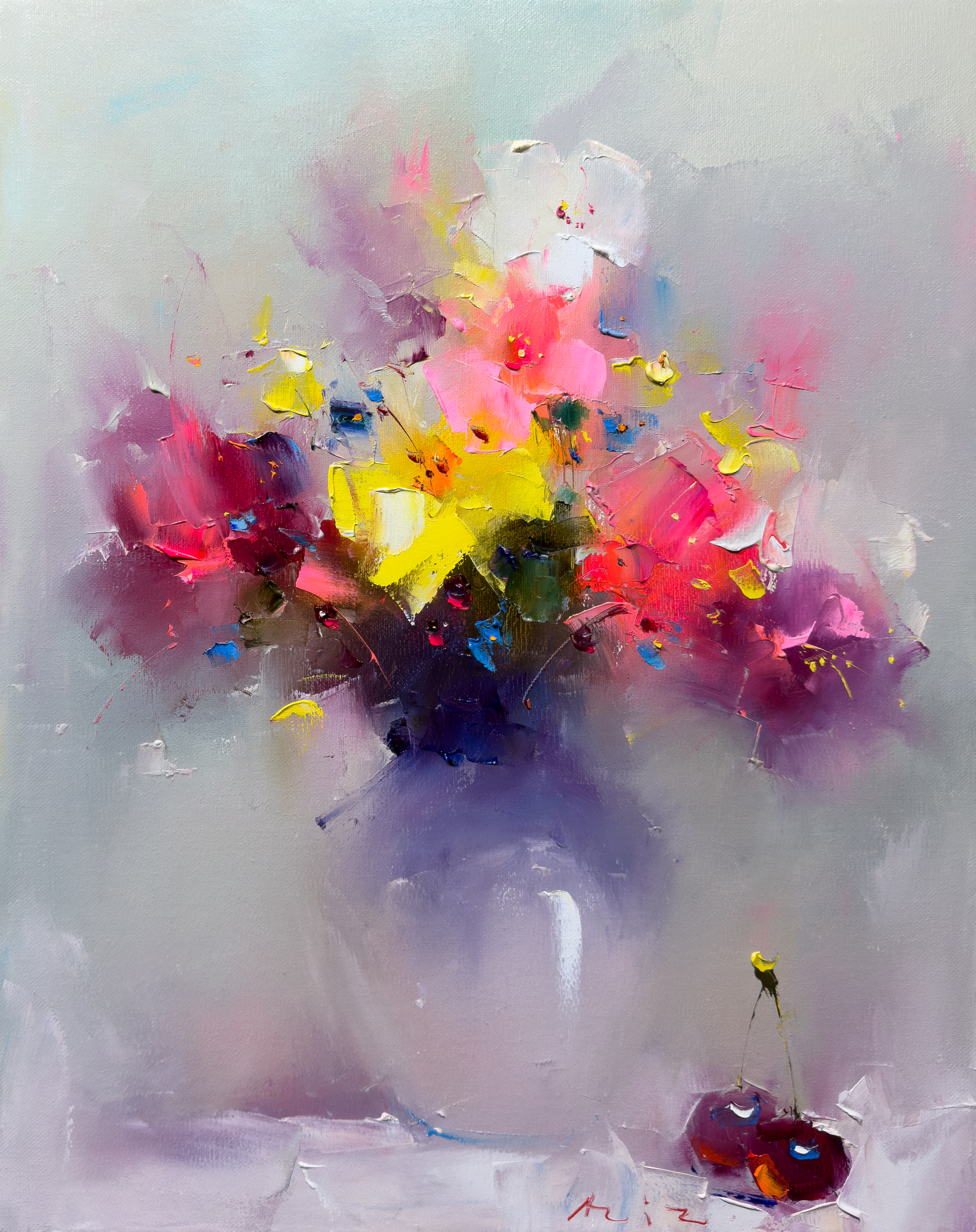 Beautiful bouquet by Aziz Sulaymanov, 2024